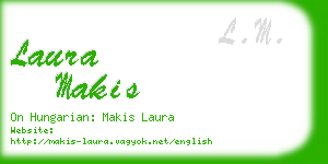 laura makis business card